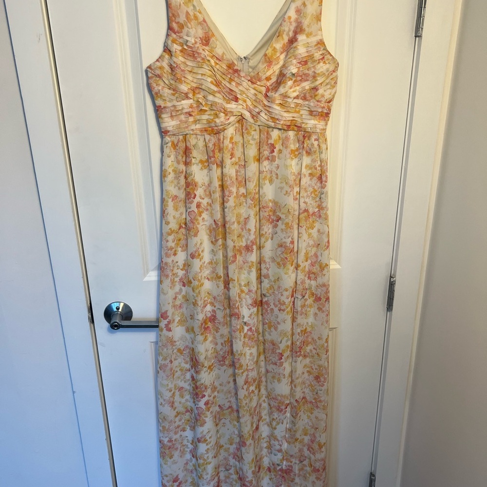 Birdy Grey Floral Maxi Dress - Pink and Yellow